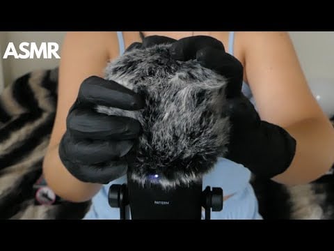 ASMR | Nitrile Glove Tingles (No Talking + Rain Sounds)