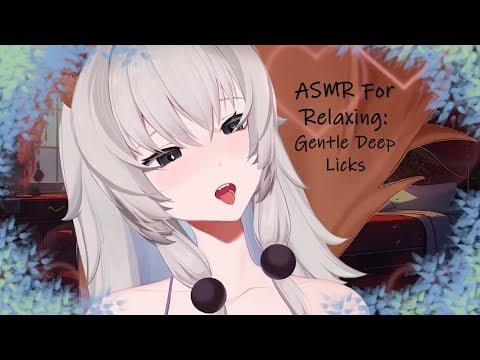 Gentle Ear Licking ASMR 💦 Light and Deep Binaural Ear Licking!