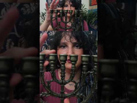 menorah tapping #asmr #roleplay #personalattention #softspoken #jewish