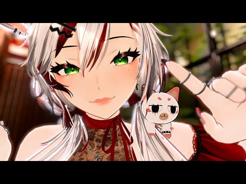 【3D VISUAL ASMR】Catgirl Comforts You To Sleep With Kisses And Triggers In The Rain😴