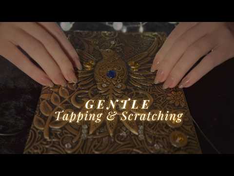ASMR Gentle Tapping & Scratching🍃 Melt Into Deep Relaxation🕯️(No Talking, No Mouth Sounds)