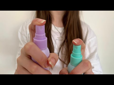 ASMR Spray spray spray! Brushing and spraying your hair | hair brushing | camera combing | lo-fi
