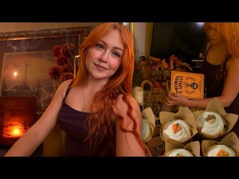 ASMR Spend A Cozy Autumn Night With Me 🍂 (Decorating, Baking, Close Whispers)