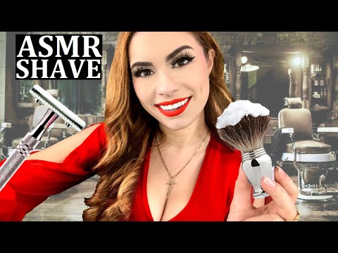 ASMR MEN'S SHAVE 💈 Barbershop Roleplay