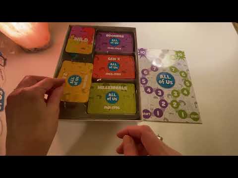 Unboxing All of Us Board Game - ASMR Whisper