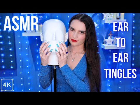 ASMR Deep Inner Ear Triggers 👂 Massage , Scratching , Tapping etc 😴 No Talking for Sleep 💤 4K