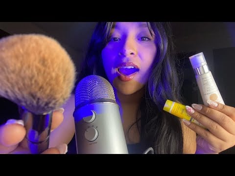 ASMR obsessed friend does your makeup 