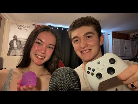 my girlfriend tries ASMR AGAIN! this or that👈👉