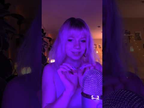 just uploaded a long version of this 💜🍇 #asmr #asmrnailtapping #asmrgumchewing #asmrtriggers
