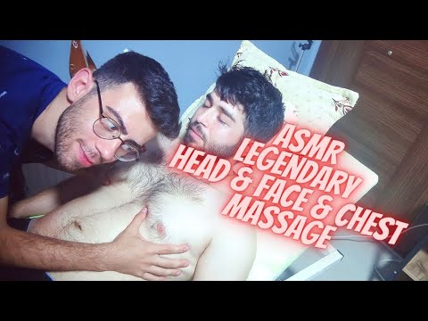 LEGENDARY VERY RELAX HEAD,FACE AND CHEST ASMR MASSAGE  #asmr #massage #relax #relaxing