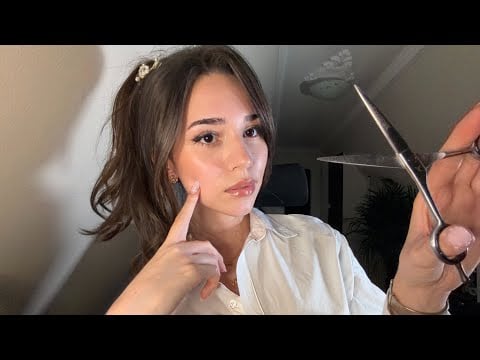 ASMR Hair Salon Roleplay ♡ Haircut, Hair Washing, Brushing & Scalp Massage
