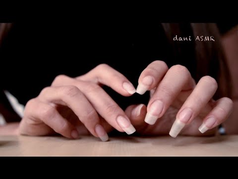 🎧 ASMR part2:100% table TAPPING sound🤩#asmr #tapping #tappingasmr #relaxing #naturalnails #longnails