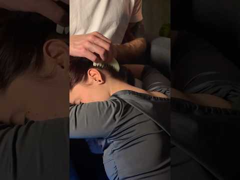 ASMR Slow Hair Brushing with Stone Combs
