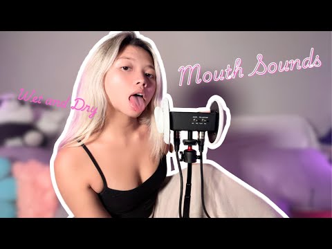 ASMR | Wet and Dry Mouth Sounds (3dio)