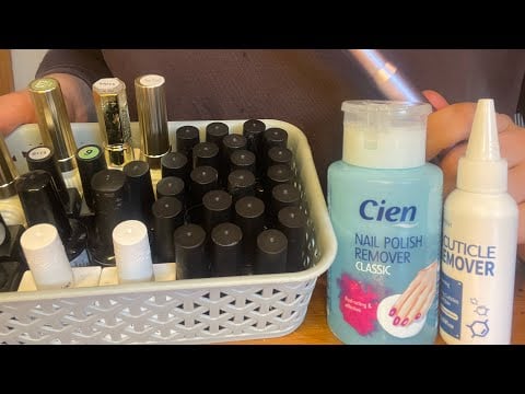 ASMR lofi nail salon roleplay, realistic tingly sound - no talking