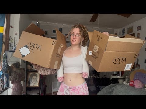 HUGE Ulta Haul aka i have a shopping problem…(ASMR-ish Unboxing + Personal Attention)
