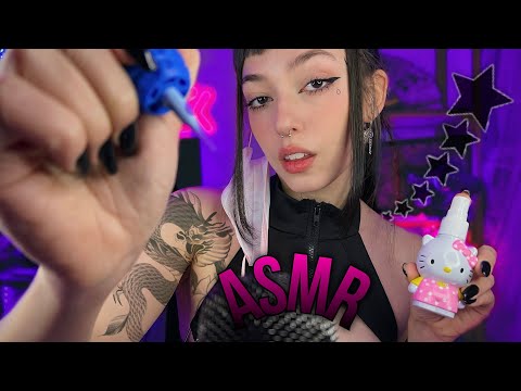 ASMR TATUADORA FAZ SUA PRIMEIRA TATUAGEM 🐉