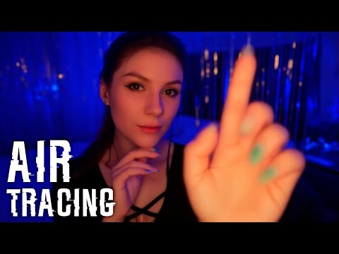 ASMR Air Tracing 💎  Whisper, Hand Sounds, Tongue Clicking, Hand Movements