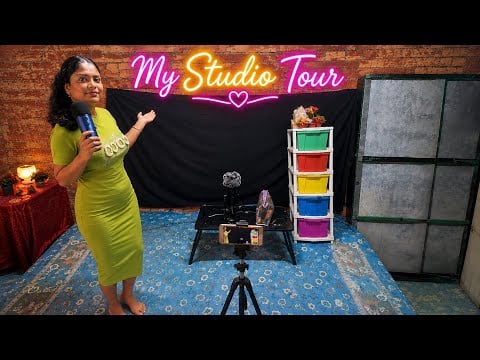 ASMR MY STUDIO TOUR 🫶🏻