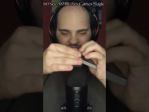 60 sec ASMR : Les Cartes Magic  #asmr #asmrfr