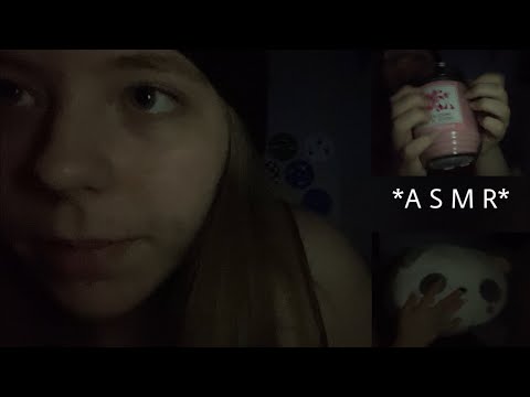 ASMR | hat/fabric sounds, candles and plushies