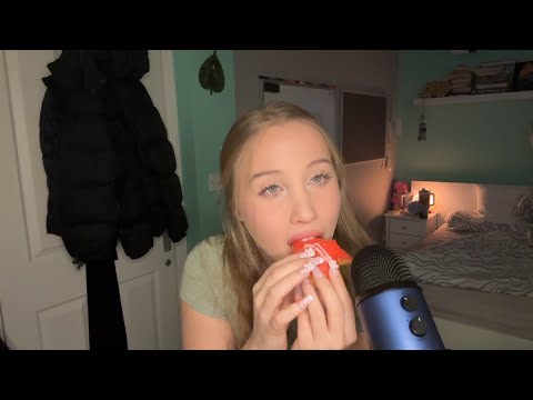 Asmr Eating Dunkin Donuts valentines doughnuts