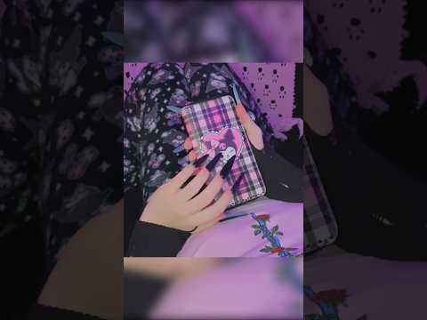 ASMR Kuromi wallet sounds #asmr #asmrsounds #kuromi