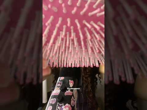 Pentando seu cabelo em ASMR #asmr