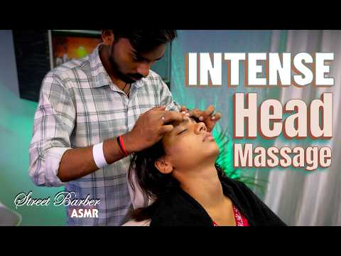 Intense Head Massage ASMR melt your Stress to help You Fall ASLEEP || IND Barber Anirudh