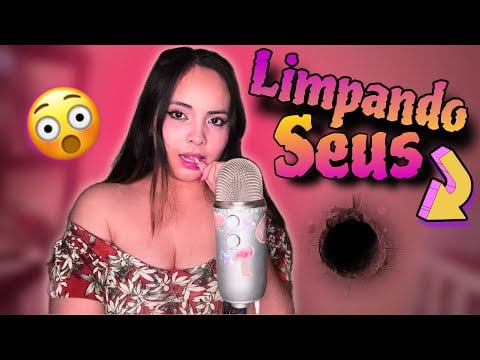 Limpando Seus  Buraquinhos👌🏻/ASMR @KbruninhaasmrLives 