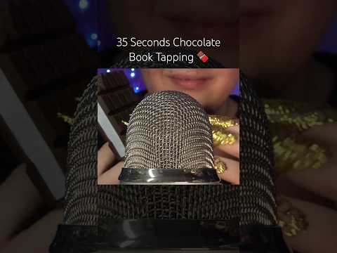 35 Seconds Chocolate Book Tapping #asmr