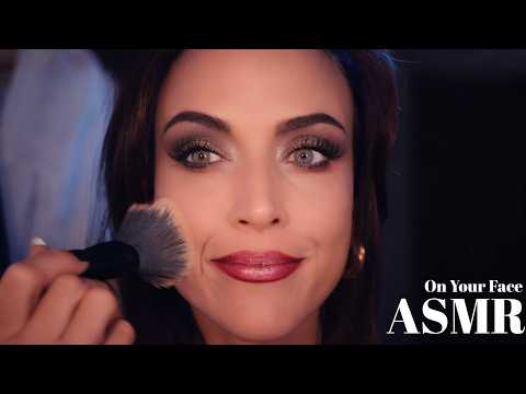 ASMR Faceoff Soft Whispering vs Powdery Makeup Sounds for Sleep