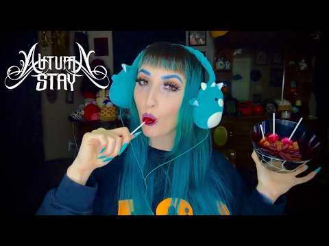 ASMR | GOTH GIRL EATS CANDY | #asmr #asmrsounds #asmrvideo #asmrfood #goth