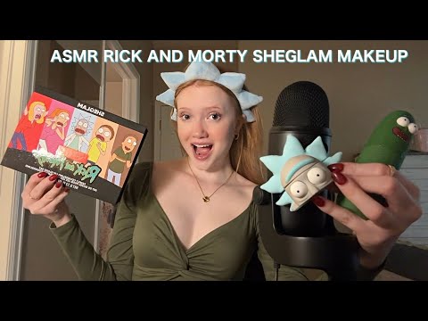 ASMR SHEGLAM Rick and Morty Makeup Look