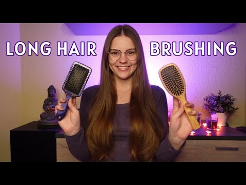 ASMR Hair Brushing | Brushing My Long Hair ASMR