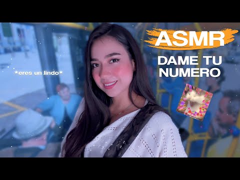 ASMR | Le GUSTAS a la chica 🩷 del AUTOBÚS 🚌 (roleplay)