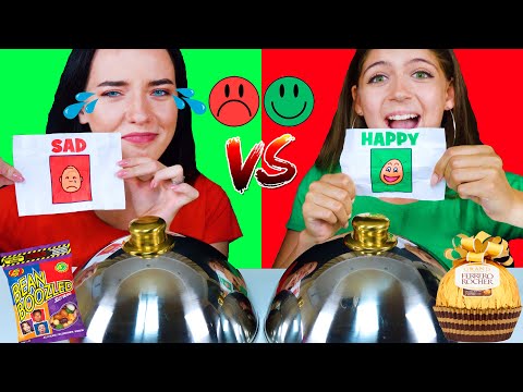 ASMR HAPPY VS SAD FOOD CHALLENGE! | EATING SOUNDS LILIBU