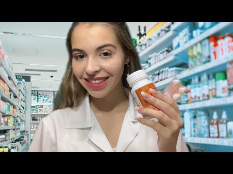 ASMR ROLEPLAY FARMACÊUTICA 💊 | Sons Relaxantes