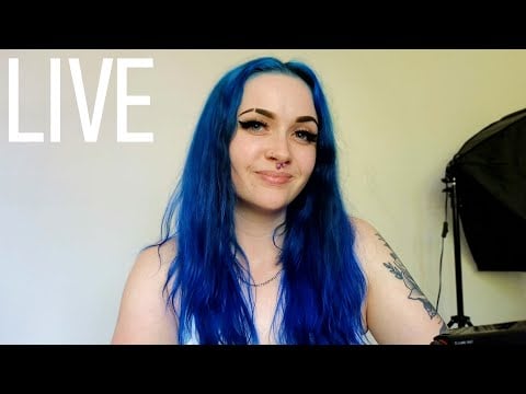 ASMR LIVE | Chat, Relax & Fixing Up My Ugly Nails 🤣