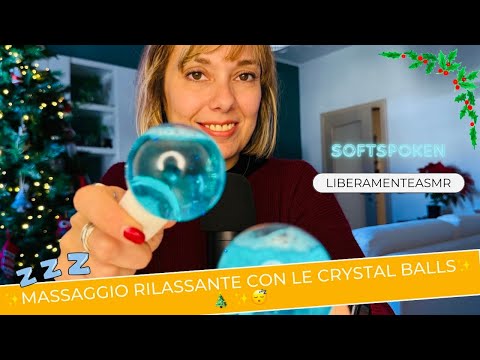 Asmr ita Softspoken ✨Un massaggio per voi e per me!✨#crystalball