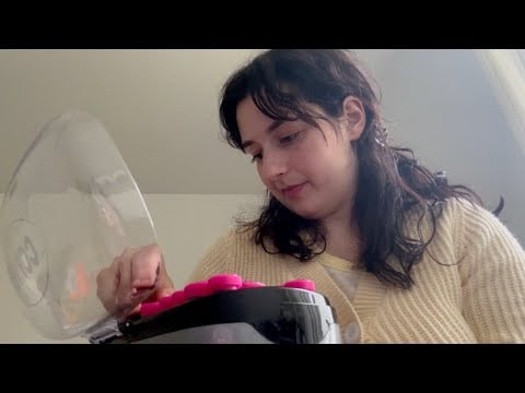 ASMR| Doing Your Hair with Rollers! ( Brushing, Oiling, Rollers, Personal Attention)