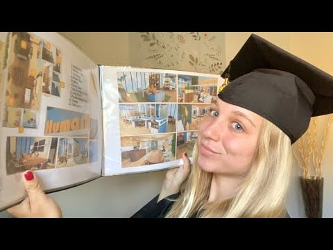 Showing You My Interior Design Portfolio (ASMR)👩🏼‍🎓🎉