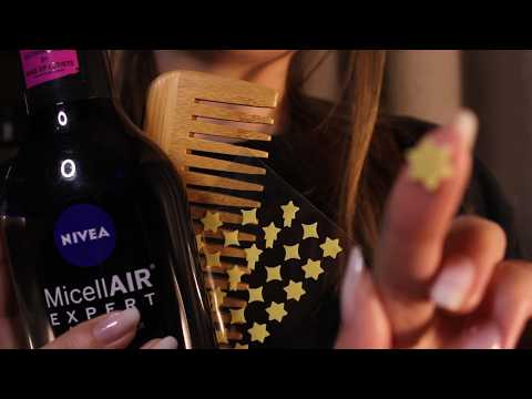 ASMR Getting You Ready for Bed ⭐ Removing your makeup, hair brushing (no talking, layered sounds)