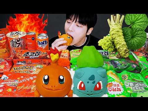 ASMR MUKBANG | Pokémon 직접 만든 포켓몬 디저트 아이스크림 먹방 & 레시피 DESSERT GALAXY HONEY JELLY CANDY