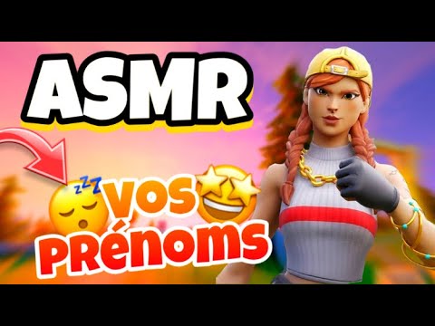 ASMR Français | je lis vos prénoms 😴✨(chuchotements très proches du micro 💤)