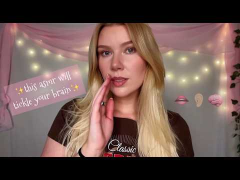 Ear to Ear ASMR👂🏼 Slow & Up Close Whispers, Ear Nibbles/Fluffing, Visual Tracing 💫