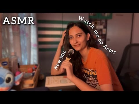 Trying Asmr With New Mic 🎤 