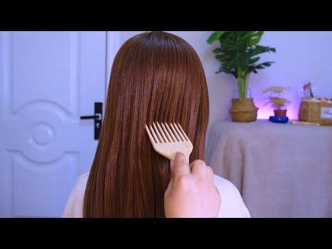 2 Hours Hair Brushing ASMR for Sleep No Talking
