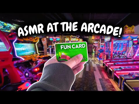 PUBLIC ASMR AT THE ARCADE!!🕹️(POV Sensory Experience)