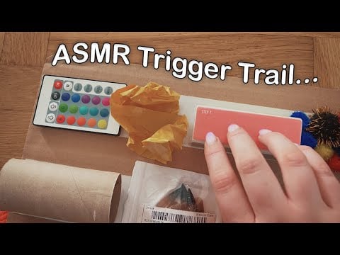ASMR Trigger Trail ♥ Tapping & scratching (no talking)